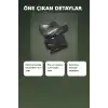 Kredi Kartı Boyutunda Katlanabilir Güvenlik Bıçağı Çift Uçlu Cüzdan Tipi Çakı
