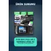 1080P Full HD 3 Kameralı Araç İçi Kayıt Kamerası Seti Wi-Fi ve Park Modu Özellikli