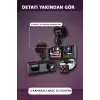 1080P Full HD 3 Kameralı Wi-Fi Bağlantılı Araç İçi Kayıt Cihazı ve Park Kamerası Seti