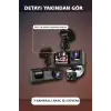 1080P Full HD 3 Kameralı Wi-Fi Destekli Araç İçi Yol Kayıt Kamerası 170 Derece Geniş Açı