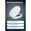 Sünger Dolgulu Standart Boy Klozet Kapağı - 1 Adet Yumuşak Puf Banyo Aksesuarı BX-313453