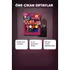 8 Renkli Yüz Boyama Paleti Fırça Hediyeli - Çocuk Parti Makyaj Seti 1 Adet BX-313451