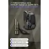 7 Fonksiyonlu Acil Durum Düdüğü El Feneri Pusula Termometre Kampçı Düdüğü 1 Adet BX-313448