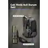 7 Fonksiyonlu Acil Durum Düdüğü El Feneri Pusula Termometre Kampçı Düdüğü 1 Adet BX-313448