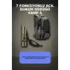 7 Fonksiyonlu Acil Durum Düdüğü El Feneri Pusula Termometre Kampçı Düdüğü 1 Adet BX-313448