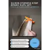 Silikon Otomatik Kitap Ayıracı 3 Adet Klips Seti - Akıllı Yer İmi Okuma Aksesuarı BX-313457