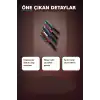 Renkli Plastik Saç Fırçası 23 cm - Ergonomik Saplı 1 Adet Günlük Kullanım BX-313447