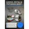 Kare Desenli Gümüş Metalik 10cmx5m Yapışkan Bant 5li Paket Çatı Duvar Boru Onarım BX-313441