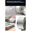 Kare Desenli Gümüş Metalik 10cmx5m Yapışkan Bant 5li Paket Çatı Duvar Boru Onarım BX-313441
