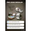 Kare Desenli Gümüş Metalik 10cmx5m Yapışkan Bant 5li Paket Çatı Duvar Boru Onarım BX-313441