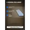 Kare Desenli Gümüş Metalik 10cmx5m Yapışkan Bant 5li Paket Çatı Duvar Boru Onarım BX-313441