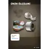 Kare Desenli Gümüş Metalik 10cmx5m Yapışkan Bant 5li Paket Çatı Duvar Boru Onarım BX-313441