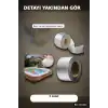 Kare Desenli Gümüş Metalik 10cmx5m Yapışkan Bant 5li Paket Çatı Duvar Boru Onarım BX-313441