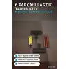6 Parçalı Patlak Lastik Tamir Kiti Araba Motosiklet Bisiklet Onarım Seti BX-313440