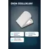 Sessiz Amortisörlü 44x35 cm Beyaz Kare Klozet Kapağı - Yavaş Kapanan Mekanizma BX-313437