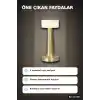 Dokunmatik Metal Gövdeli 3 Kademeli LED Masa Lambası - USB Şarjlı Tekli Paket BX-313301