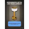 Dokunmatik Metal Gövdeli 3 Kademeli LED Masa Lambası - USB Şarjlı Tekli Paket BX-313301