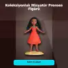 Disney Prenses Koleksiyonluk Minyatür Heykelcik 7 cm Boyunda Tekli Figür Oyuncağı
