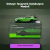 Eco Lounge 1/64 Ölçekli Mercedes-Benz AMG GT Black Series Yeşil Model Araba