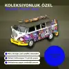 1/64 Ölçekli Volkswagen T1 Minibüs Diecast Model Araba - Koleksiyonluk Mizu Design