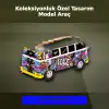 1/64 Ölçekli Volkswagen T1 Minibüs Diecast Model Araba - Koleksiyonluk Mizu Design