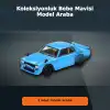 1/64 Ölçekli Baby Blue Nissan LB Works HAKOSUKA Diecast Koleksiyon Model Araba