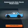 1/64 Ölçekli Baby Blue Nissan LB Works HAKOSUKA Diecast Koleksiyon Model Araba