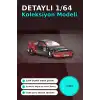 KaidoHouse 1/64 Ölçekli Toyota AE86 Sprinter Trueno Diecast Model Araba ADVAN Lastik BX-313325