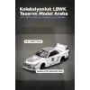 Sert Plastik 1/64 LBWK Nissan Skyline GT-R R32 Kaido Works Model Araba, Koleksiyonluk BX-313329