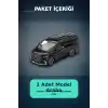 Siyah Kaplamali 1/64 Olcek Toyota Alphard 40 KUHL Model Araba - Koleksiyonluk Tekli Paket BX-313335