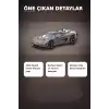 1/64 Siyah Karbon Fiber Kırmızı Detaylı Koenigsegg Agera RS Diecast Model Araba BX-313337