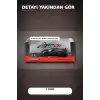1/64 Siyah Karbon Fiber Kırmızı Detaylı Koenigsegg Agera RS Diecast Model Araba BX-313337