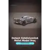 1/64 Siyah Karbon Fiber Kırmızı Detaylı Koenigsegg Agera RS Diecast Model Araba BX-313337