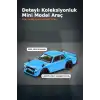 Sert Blisterde 1/64 Ölçekli Nissan LBWorks HAKOSUKA Baby Blue Diecast Model Araba BX-313348