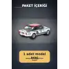 1978 Portekiz Rallisi Galibi 1/64 Fiat 131 Abarth Diecast Model Araba Koleksiyonluk BX-313350