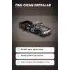 Hot Rod Tasarımlı 1/64 Chevrolet Silverado Dually Diecast Model Araba - Tekli Kutu BX-313351