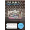 216 Parca Buyuk Yapi Tasi Seti Kiz Villasi Monte Edilebilir Egitici Oyuncak BX-313353