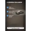 Siyah Altın Kaplamalı 1/64 Diecast Shelby GT500 Dragon Snake Konsept Model Araba BX-313355