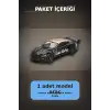 Siyah Altın Kaplamalı 1/64 Diecast Shelby GT500 Dragon Snake Konsept Model Araba BX-313355