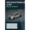 Diecast 1/64 Ölçek Nissan GTR Nismo R35 CRS Dark Metal Blister Paket Model Araba BX-313359