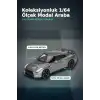 Diecast 1/64 Ölçek Nissan GTR Nismo R35 CRS Dark Metal Blister Paket Model Araba BX-313359