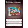 48 Parça Yapı Bloklu Tren - Çocuklar İçin Eğitici İnşa Seti, 54 mm Parça Boyu BX-313368