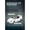 VeilSide Combat Beyaz 1/64 Diecast Toyota Supra Model Araba - Mini Koleksiyonluk BX-313383