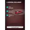 Diecast 1/64 Toyota Supra A80 Top Secret GT-300 Kırmızı Krom Model Araba BX-313385