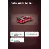 Diecast 1/64 Toyota Supra A80 Top Secret GT-300 Kırmızı Krom Model Araba BX-313385