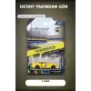 1 Adet Sarı-Lacivert 1:64 Die-Cast Metal Model Araba 7.5 cm Fenerbahçe Koleksiyon BX-313390
