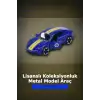 1 Adet Sarı-Lacivert 1:64 Die-Cast Metal Model Araba 7.5 cm Fenerbahçe Koleksiyon BX-313390