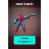 Marvel Spider-Man ActionVerse 12 cm Aksiyon Figürü - Hareketli Eklem ve Aksesuarlı Süper Kahraman Oyun Seti
