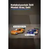 Die-Cast Metal 1:32 13 cm 2001 Nissan Silvia S15 ve Toyota Supra Araba Seti BX-313394