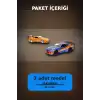 Die-Cast Metal 1:32 13 cm 2001 Nissan Silvia S15 ve Toyota Supra Araba Seti BX-313394